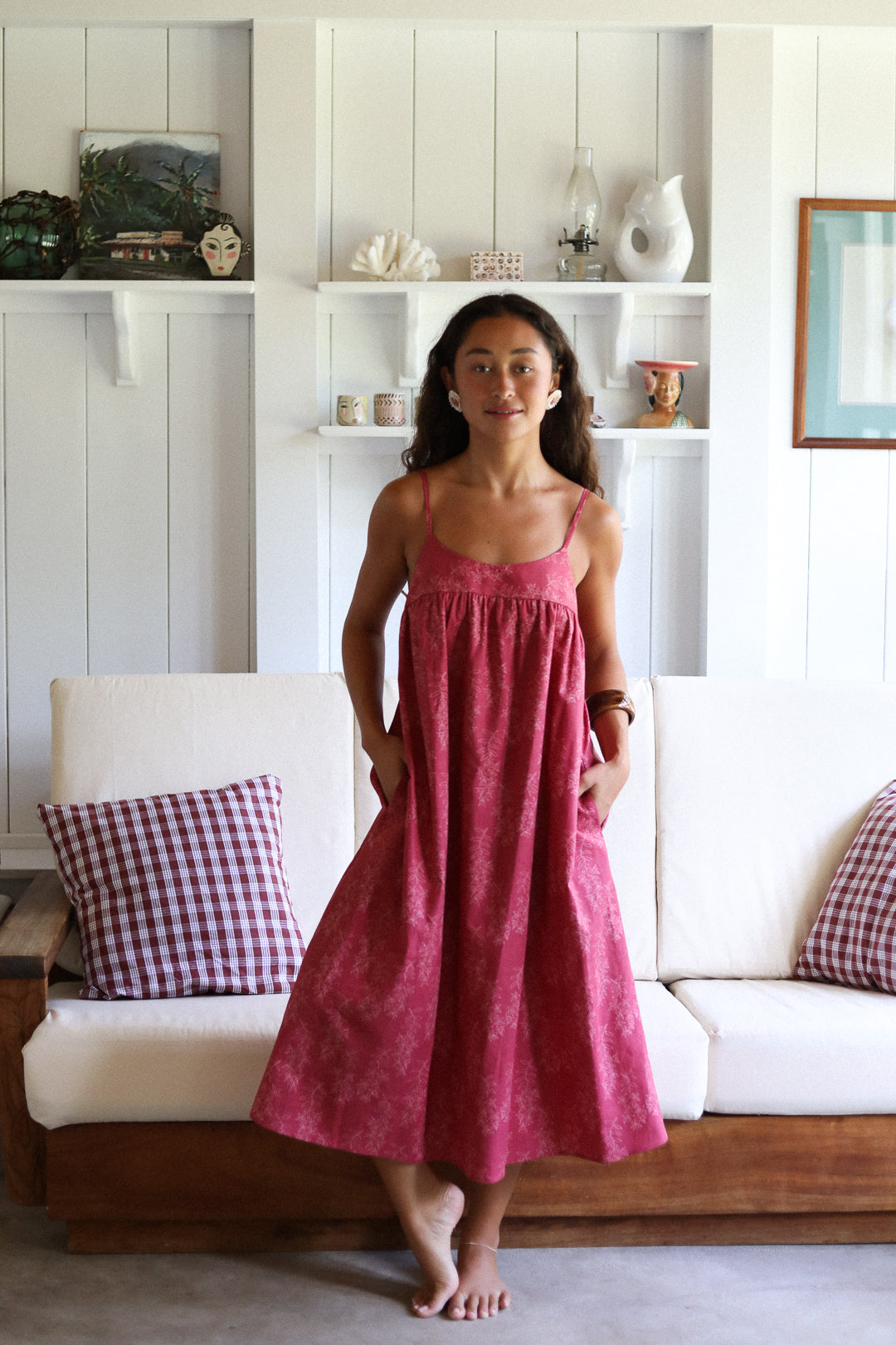 Haruko Dress in Honohono Berry