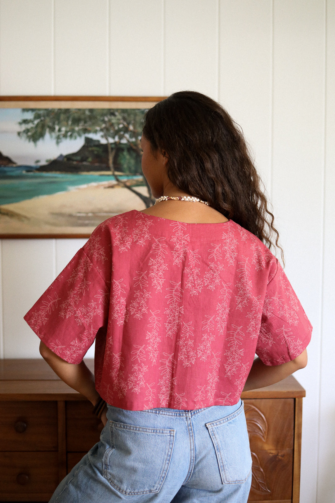 Miki Top in Honohono - Berry