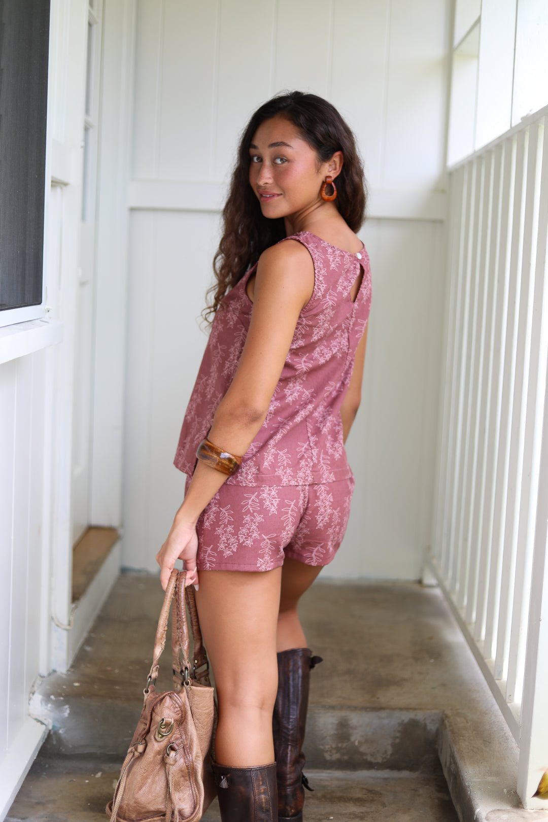 Frances Shorts- PRE-ORDER-Cocoa