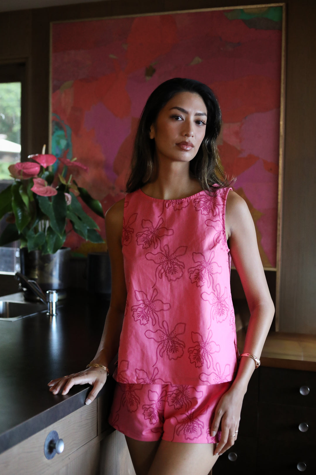 Jenny Top in Vintage Orchid - Dragonfruit