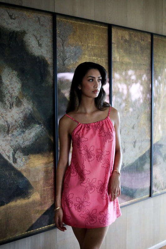 Anne Dress in Vintage Orchid - Dragonfruit