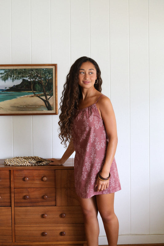 Ann Dress in Honohono - Cocoa