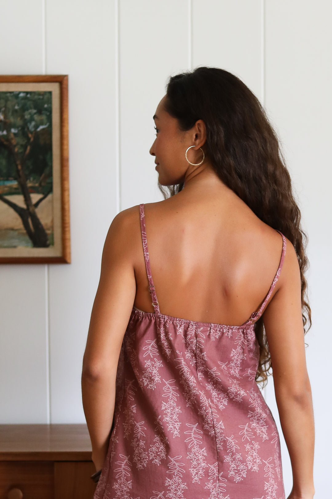 Ann Dress in Honohono - Cocoa